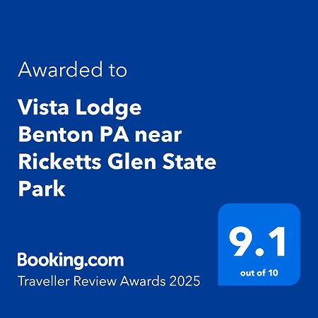 Vista Lodge Benton Pa Near Ricketts Glen State Park 外观 照片